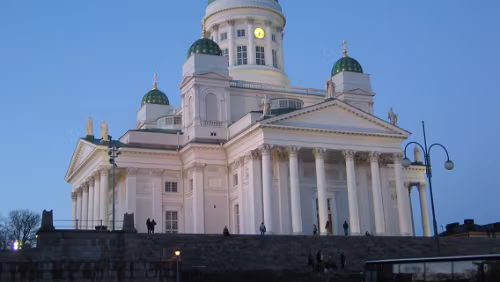 Heureka die Domkirche zur Abendstunde