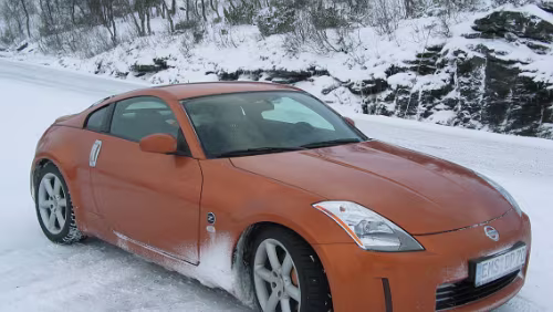 Lillehammer Der Wagen auf eher untypischem Terrain