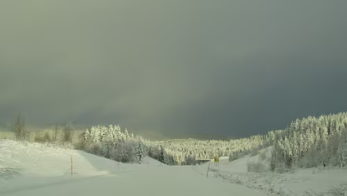 Mosjøen Auf der Fahrt von Trondheim nach Mosjøen