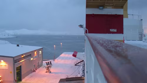 2. Tag Hurtigrute Havøysund, das Be- und Entladen ist bereits beendet