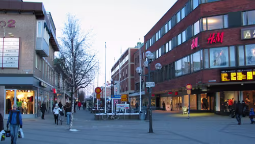 Umeå Fußgängerzone in Umeå