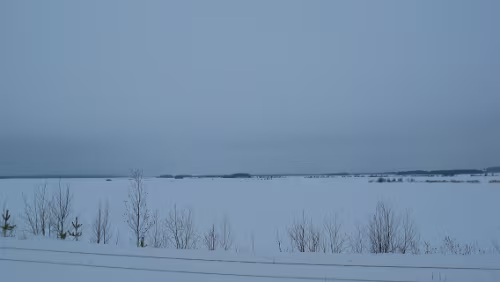 Kuopio Auf der Fahrt von Rovaniemi nach Kuopio