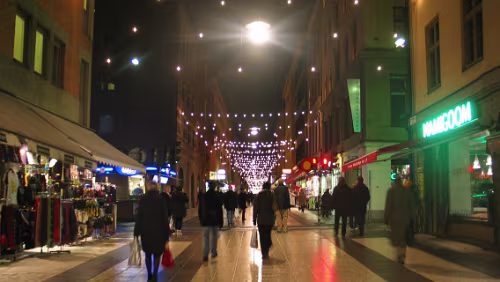 Oslo – Stockholm Einkaufsstraße „Drottninggatan“