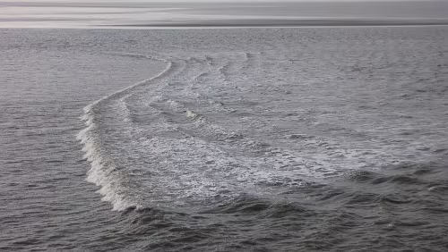 Föhr – Oslo Einfahrt in den Hafen von Dagebüll
