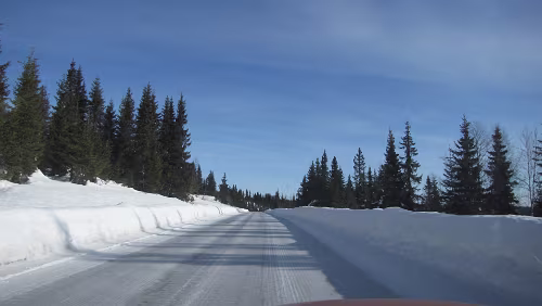 Oslo – Trondheim Kurz vor Lillehammer