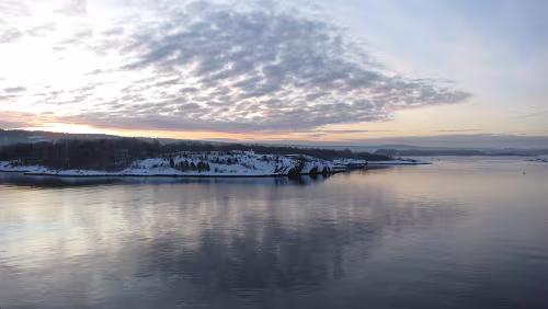 Oslo – Ålesund Einlauf der Stena Line im Hafen von Oslo