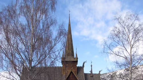Oslo – Ålesund Stabkirche von Lom