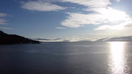 Bergen – Stavanger Auf der Fähre von Halhjem nach Sandvikvåg