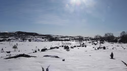 Bergen – Stavanger Abseits der E39 in der Nähe von Tysværvåg