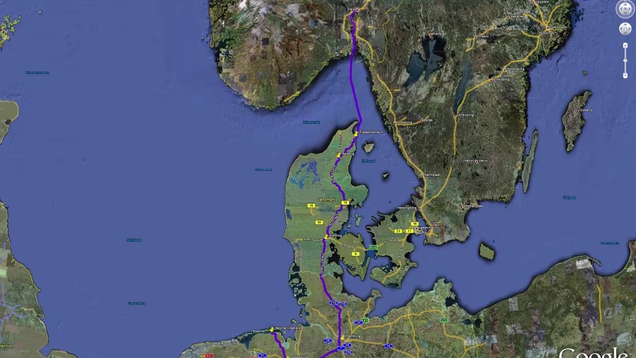 08.03.2010 Spiekeroog – Frederikshavn –   Karte – Reiseroute Mo 08.03.2010 Spiekeroog – – Neuharlingersiel – Hamburg – Kolding – Frederikshavn – Unterkunft...