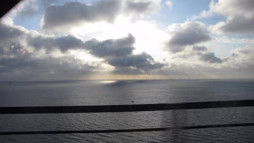 Frankfurt (Main) Süd – København H Auf der Öresundbrücke