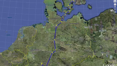 København H – Hahnstätten Überblick über die Tour des Tages · Dienstag: København H, Hamburg Hbf, Frankfurt (Main) Süd, Hahnstätten
