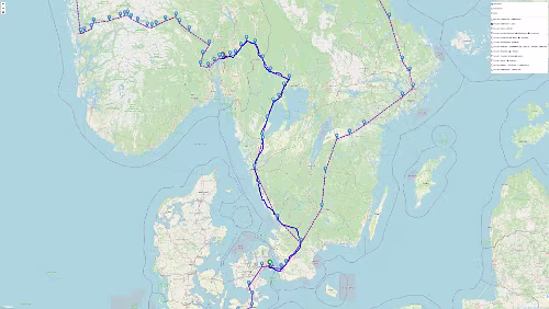 København H – Oslo S Überblick über die Tour des Tages Mittwoch: København H - Göteborg C , Göteborg C - Kil stn , Kil stn - Oslo S