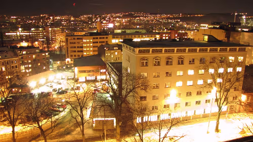 København H – Oslo S Oslo, Ausblick aus dem Hotel Anker