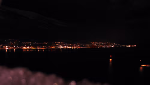 Stokmarknes – Skjervøy Blick von der Tromsøbrua