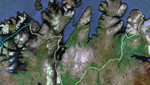 Øksfjord – Hammerfest – Karasjok – Tana bru – Berlevåg Überblick über die Tour des Tages Montag: Øksfjord , Hammerfest , Hammerfest FFR H.adm - Karasjok rb.st, Karasjok rb.st - Tana bru, Tana bru - Berlevåg,...