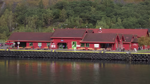 Fotlandsvåg – Flåm – Flåmsbana Flåm stasjon