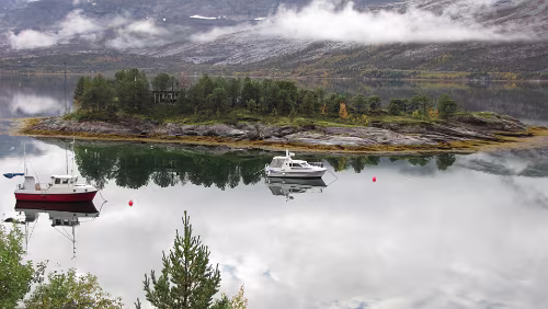 Bognes – Tromsø – Hurtigrute MS Nordkapp Auf der E6 nach Skaberget
