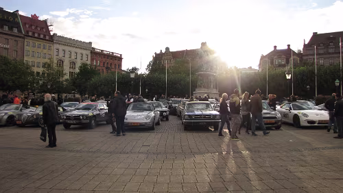 Uppsala – Malmö Viele langweilige Porsche dabei