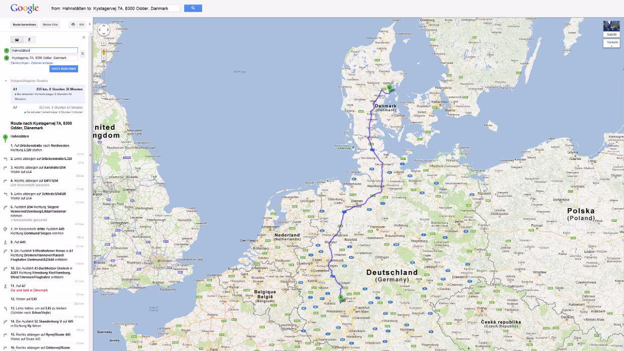 Tour Planung