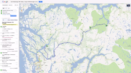 Tour Planung 06 - Fotlandsvåg, Norwegen nach Vikjavegen, 5743, Norwegen - Google Maps - Opera Do 20.09.2012 – Fotlandsvåg - Flåm Größere Kartenansicht