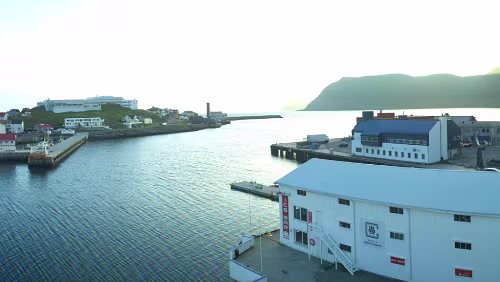 WebCam Markus' Auto parkt in Honningsvåg