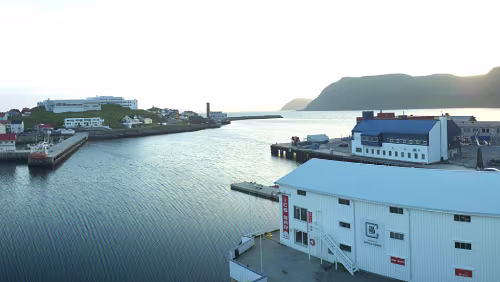 WebCam Markus' Auto parkt in Honningsvåg