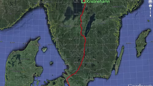 Malmö – Kristinehamn Sonntag: Malmö - Kristinehamn, 5 Std. 16 Min. / 501.08 km