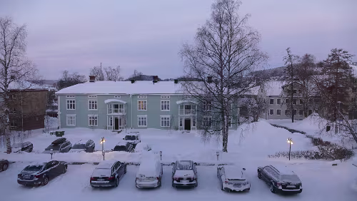 Östersund – Koskullskulle Blick aus dem Hotelzimmer