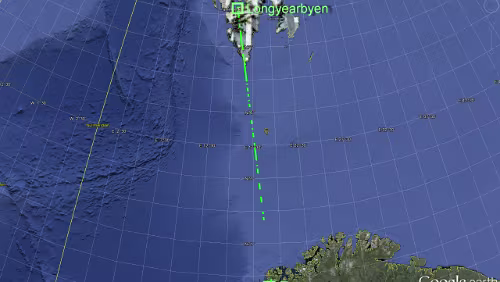 Longyearbyen – Tromsø Sonntag: FLY Longyearbyen - Tromsø; SK4427 - SAS; Flytype: 738