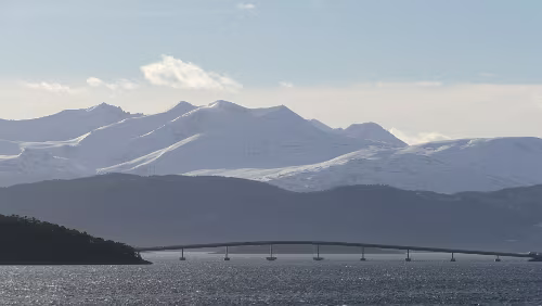 Trondheim – Kristiansund Bolsøybrua im Romsdalfjord