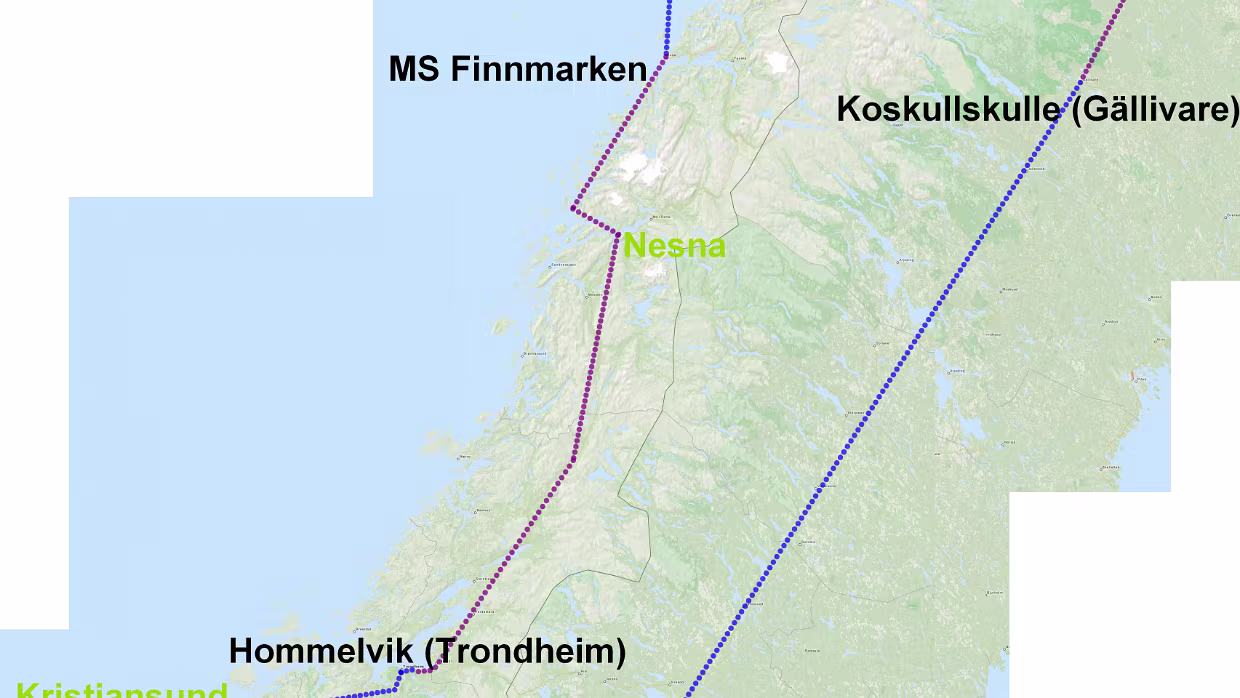 Übersichtskarten der Reise