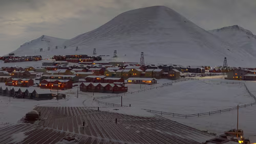 WebCams Svalbard BOREALIS LIVECAM LONGYEARBYEN 360 - 06.11.2014 - 12:00