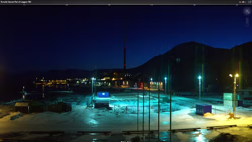 WebCams Svalbard Livecam Port of Longyear 17.01.2015