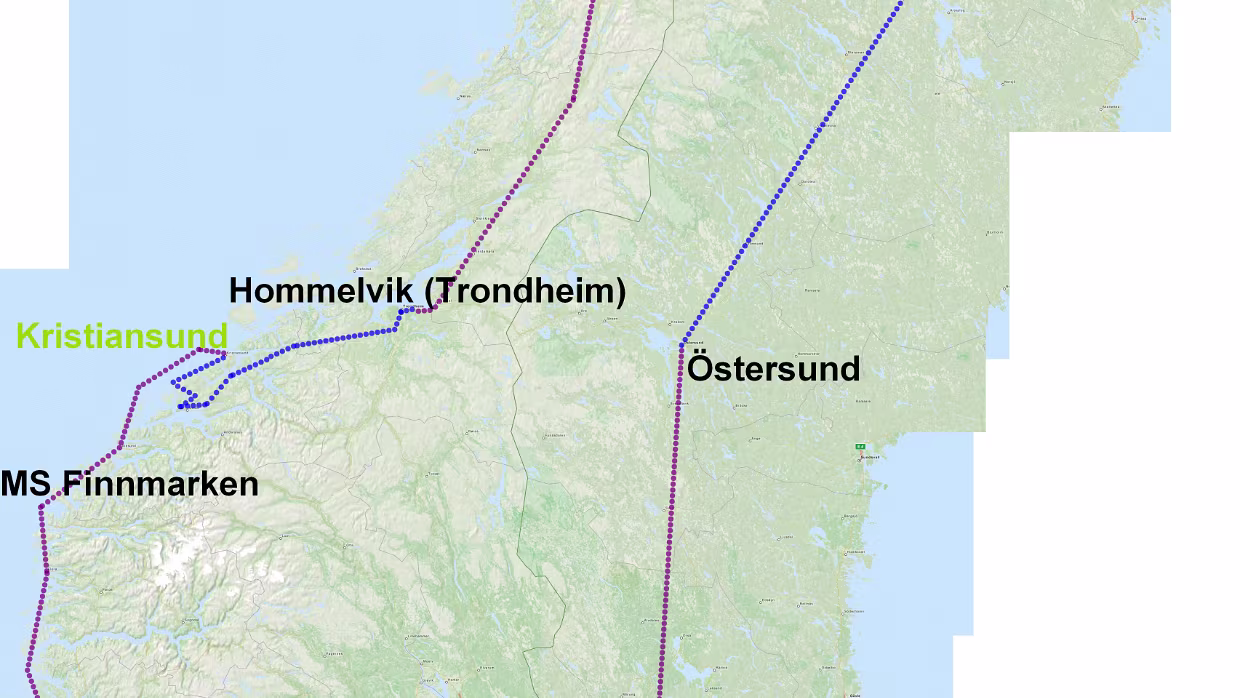 Übersichtskarten der Reise Übersichtskarten der Reise