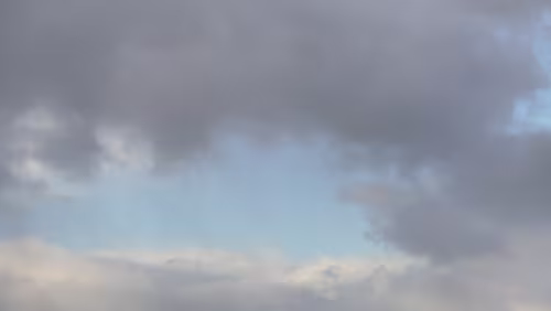 Heimreise Blauer Himmel zum Abschied