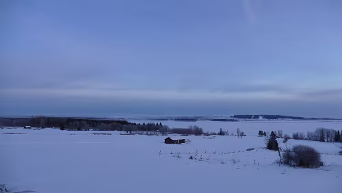Östersund – Engan Am frühen Morgen auf dem Inlandsvägen nach Östersund