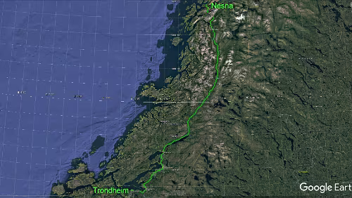 Nesna – Trondheim Mi 08.02.2017 Nesna – Levang – Trondheim
