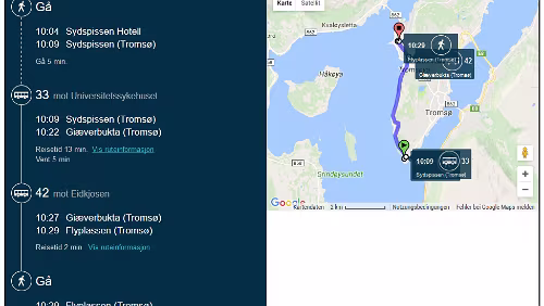 06 - 02.02.2017 Do 02.02.2017 Bus Sydspissen Hotell til Tromsø lufthavn (Tromsø)