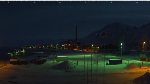 Svalbard WebCams 360° - Norge - Svalbard - Port of Longyear