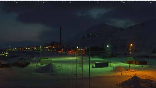 Svalbard WebCams 360° - Norge - Svalbard - Port of Longyear