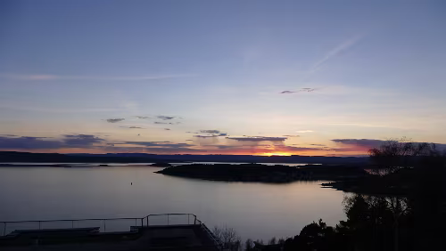 Malmö – Oslo Ein phantastischer Blick vom Signo Conrad Svendsen senter auf den Oslo fjord