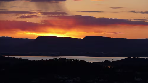 Malmö – Oslo Ein phantastischer Blick vom Signo Conrad Svendsen senter auf den Oslo fjord