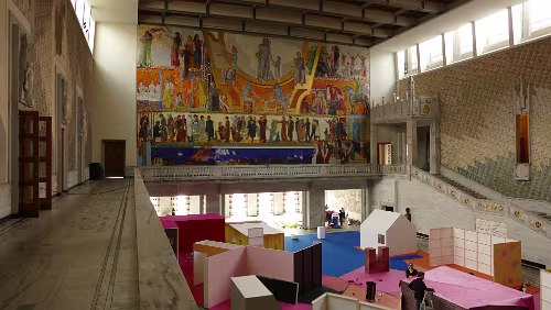 Oslo Rådhushallen - Henrik Sørensen „Arbeid. Administrasjon. Fest.“