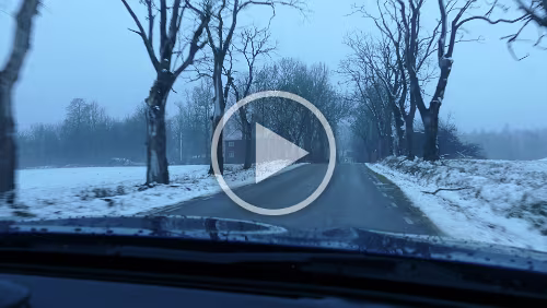 Malmö – Kristinehamn Eine Nebenstraße