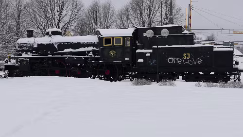 Kristinehamn – Östersund Die alte Lok