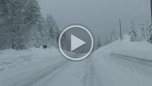 Kristinehamn – Östersund Viel Schnee