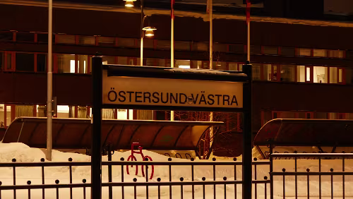 Kristinehamn – Östersund Haltestelle Östersund-Västra