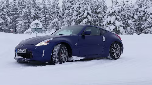 Östersund – Fauske Mitten im Nichts auf der Abkürzungsstrecke zwischen Slagnäs und Arjeplog.