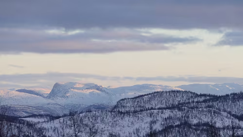 Saltstraumen – Trondheim An der höchsten Stelle des Fylkesvei 812, gut 500 m.o.h.